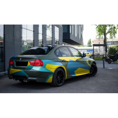 Rear Bumper suitable for BMW 3 Series E90 ( 2004-2011) Middle Exhaust M3 Design with PDC Rear Bumper suitable for BMW 3 Series E90 ( 2004-2011) Middle Exhaust M3 Design with PDC