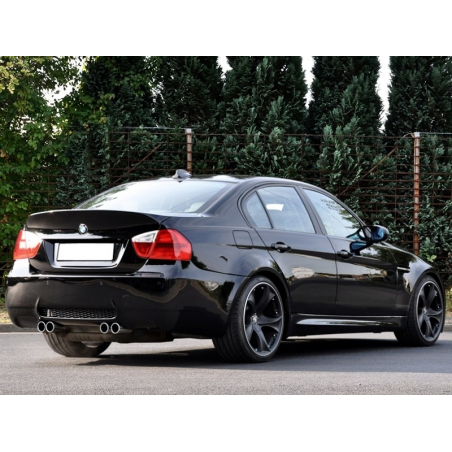 Rear Bumper suitable for BMW 3 Series E90 ( 2004-2011) Middle Exhaust M3 Design without PDC