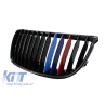 Central Grilles Kidney Grilles suitable for BMW 3 Series E90 (2005-2009) Pre Facelift M-Power 3 Color Design Central Grilles Kidney Grilles suitable for BMW 3 Series E90 (2005-2009) Pre Facelift M-Power 3 Color Design