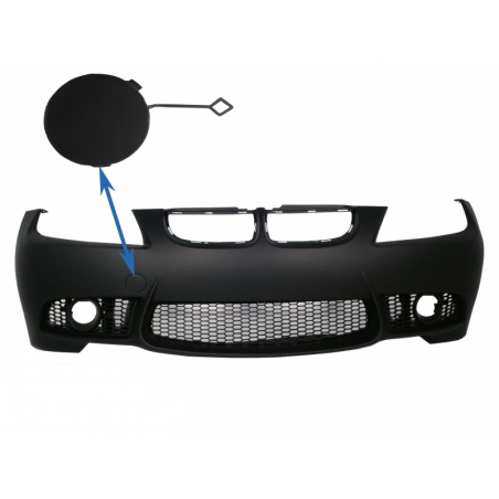 Tow Hook Cover Front bumper suitable for BMW 3 series E90 Sedan E91 Touring (04-08) (Non LCI) M3 Design Tow Hook Cover Front bumper suitable for BMW 3 series E90 Sedan E91 Touring (04-08) (Non LCI) M3 Design