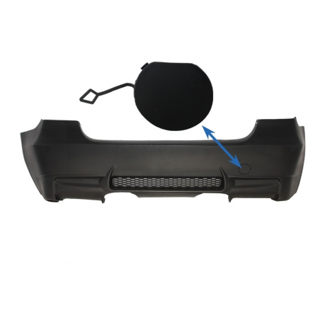 Tow Hook Cover Rear Bumper suitable for BMW 3 Series E90 (2004-2011) M3 Design Tow Hook Cover Rear Bumper suitable for BMW 3 Series E90 (2004-2011) M3 Design