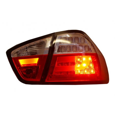 LED Taillights suitable for BMW E90 (2005-2008) Limousine Sedan Red/White LED Taillights suitable for BMW E90 (2005-2008) Limousine Sedan Red/White