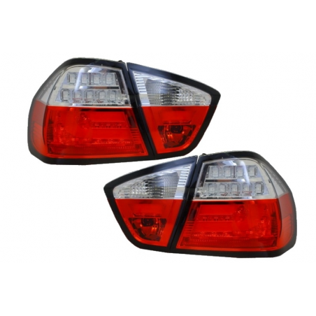 LED Taillights suitable for BMW E90 (2005-2008) Limousine Sedan Red/White LED Taillights suitable for BMW E90 (2005-2008) Limousine Sedan Red/White