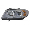 Headlights 3D LED Angel Eyes suitable for BMW E90/E91 (2005-2008) U-Type Chrome HID Headlights 3D LED Angel Eyes suitable for BMW E90/E91 (2005-2008) U-Type Chrome HID