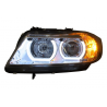 Headlights 3D LED Angel Eyes suitable for BMW E90/E91 (2005-2008) U-Type Chrome HID Headlights 3D LED Angel Eyes suitable for BMW E90/E91 (2005-2008) U-Type Chrome HID