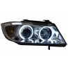 Headlights Angel Eyes suitable for BMW 3 Series E90/E91 (2005-2008) CCFL Chrome Headlights Angel Eyes suitable for BMW 3 Series E90/E91 (2005-2008) CCFL Chrome