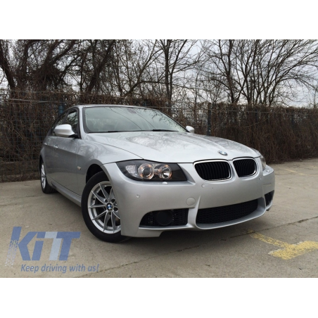 Front Bumper suitable for BMW 3 Series E90 E91 Touring LCI Facelift (2008-2011) M3 Design Without Fog Lights Front Bumper suitable for BMW 3 Series E90 E91 Touring LCI Facelift (2008-2011) M3 Design Without Fog Lights
