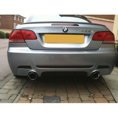 Rear Bumper Diffuser suitable for BMW E92 Coupe 3 Series (2006-2013) M Performance Design Twin Single Outlet Rear Bumper Diffuser suitable for BMW E92 Coupe 3 Series (2006-2013) M Performance Design Twin Single Outlet