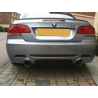 Rear Bumper Diffuser suitable for BMW E92 Coupe 3 Series (2006-2013) M Performance Design Twin Single Outlet Rear Bumper Diffuser suitable for BMW E92 Coupe 3 Series (2006-2013) M Performance Design Twin Single Outlet