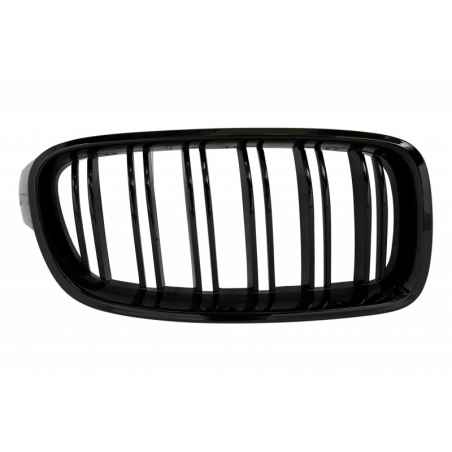 Central Grilles Kidney Grilles suitable for BMW 3 Series F30 F31 Double Stripe M Design Piano Black Central Grilles Kidney Grilles suitable for BMW 3 Series F30 F31 Double Stripe M Design Piano Black