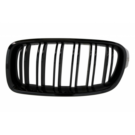 Central Grilles Kidney Grilles suitable for BMW 3 Series F30 F31 Double Stripe M Design Piano Black Central Grilles Kidney Grilles suitable for BMW 3 Series F30 F31 Double Stripe M Design Piano Black