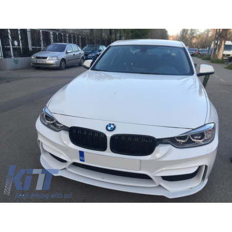 Central Grilles Kidney Grilles suitable for BMW 3 Series F30 F31 Double Stripe M Design Piano Black Central Grilles Kidney Grilles suitable for BMW 3 Series F30 F31 Double Stripe M Design Piano Black