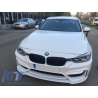 Central Grilles Kidney Grilles suitable for BMW 3 Series F30 F31 Double Stripe M Design Piano Black Central Grilles Kidney Grilles suitable for BMW 3 Series F30 F31 Double Stripe M Design Piano Black