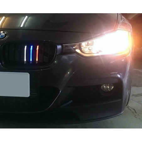 Central Grilles Kidney Grilles suitable for BMW F30 M Design LED 3 Color MPower LightBar Central Grilles Kidney Grilles suitable for BMW F30 M Design LED 3 Color MPower LightBar