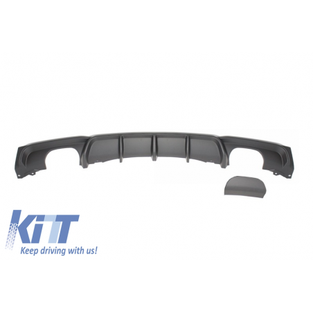 Rear Bumper Spoiler Valance Diffuser Single / Double Outlet suitable for BMW 3 Series F30 F31 2011-up Limo Touring M Performance Rear Bumper Spoiler Valance Diffuser Single / Double Outlet suitable for BMW 3 Series F30 F31 2011-up Limo Touring M Performance