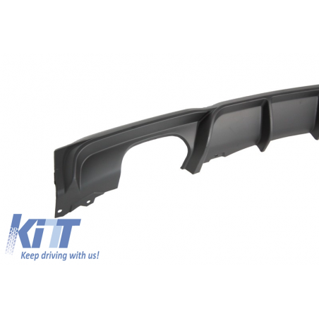 Rear Bumper Spoiler Valance Diffuser Single / Double Outlet suitable for BMW 3 Series F30 F31 2011-up Limo Touring M Performance Rear Bumper Spoiler Valance Diffuser Single / Double Outlet suitable for BMW 3 Series F30 F31 2011-up Limo Touring M Performance