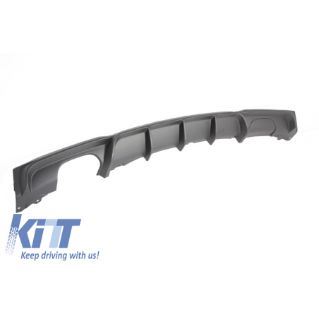 Rear Bumper Spoiler Valance Diffuser Single / Double Outlet suitable for BMW 3 Series F30 F31 2011-up Limo Touring M Performance Rear Bumper Spoiler Valance Diffuser Single / Double Outlet suitable for BMW 3 Series F30 F31 2011-up Limo Touring M Performance