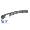 Rear Bumper Spoiler Valance Diffuser Single / Double Outlet suitable for BMW 3 Series F30 F31 2011-up Limo Touring M Performance Rear Bumper Spoiler Valance Diffuser Single / Double Outlet suitable for BMW 3 Series F30 F31 2011-up Limo Touring M Performance