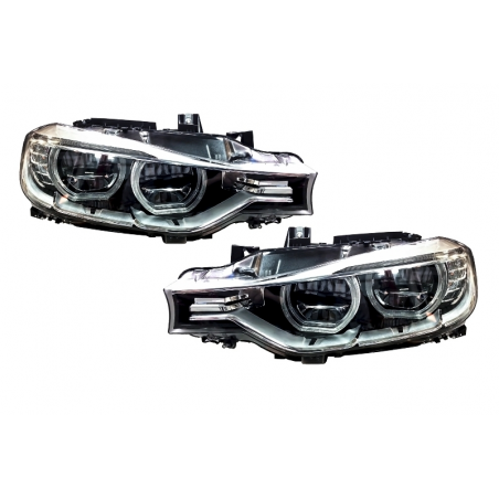 Suitable for BMW 3 Series 3er F30 F31 Sedan Touring (2011-up) Full LED Angel Eyes Headlights Suitable for BMW 3 Series 3er F30 F31 Sedan Touring (2011-up) Full LED Angel Eyes Headlights