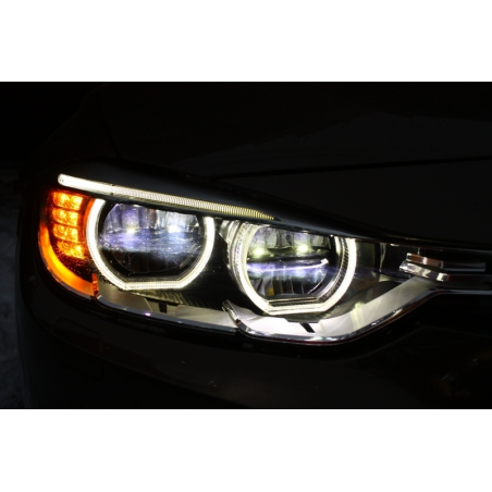 Suitable for BMW 3 Series 3er F30 F31 Sedan Touring (2011-up) Full LED Angel Eyes Headlights Suitable for BMW 3 Series 3er F30 F31 Sedan Touring (2011-up) Full LED Angel Eyes Headlights
