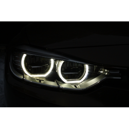 Suitable for BMW 3 Series 3er F30 F31 Sedan Touring (2011-up) Full LED Angel Eyes Headlights Suitable for BMW 3 Series 3er F30 F31 Sedan Touring (2011-up) Full LED Angel Eyes Headlights