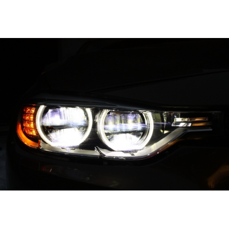 Suitable for BMW 3 Series 3er F30 F31 Sedan Touring (2011-up) Full LED Angel Eyes Headlights Suitable for BMW 3 Series 3er F30 F31 Sedan Touring (2011-up) Full LED Angel Eyes Headlights
