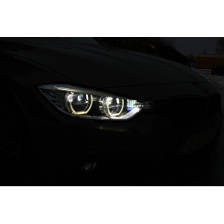 Suitable for BMW 3 Series 3er F30 F31 Sedan Touring (2011-up) Full LED Angel Eyes Headlights Suitable for BMW 3 Series 3er F30 F31 Sedan Touring (2011-up) Full LED Angel Eyes Headlights