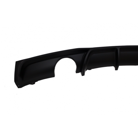 Rear Bumper Spoiler Valance Diffuser Double Outlet Single Exhaust suitable for BMW 3 Series F30 F31 M Performance Design Rear Bumper Spoiler Valance Diffuser Double Outlet Single Exhaust suitable for BMW 3 Series F30 F31 M Performance Design