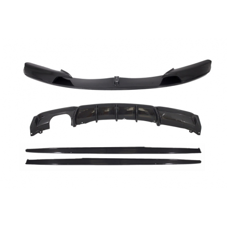 Complete Carbon M-Performance Package suitable for BMW 3 series F30 Front Bumper Spoiler Splitter Diffuser and Side Skirts Exten Complete Carbon M-Performance Package suitable for BMW 3 series F30 Front Bumper Spoiler Splitter Diffuser and Side Skirts Exten