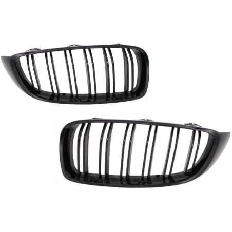 Central Grilles Kidney Grilles suitable for BMW 4 Series F32 (2013-up) Double Stripe M Design Piano Black Central Grilles Kidney Grilles suitable for BMW 4 Series F32 (2013-up) Double Stripe M Design Piano Black