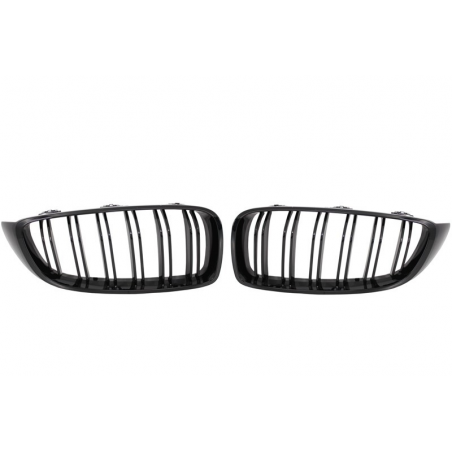 Central Grilles Kidney Grilles suitable for BMW 4 Series F32 (2013-up) Double Stripe M Design Piano Black Central Grilles Kidney Grilles suitable for BMW 4 Series F32 (2013-up) Double Stripe M Design Piano Black