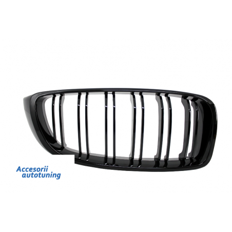 Central Grilles Kidney Grilles suitable for BMW 4 Series F32 (2013-up) Double Stripe M-Power Design Piano Black Central Grilles Kidney Grilles suitable for BMW 4 Series F32 (2013-up) Double Stripe M-Power Design Piano Black