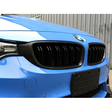 Central Grilles Kidney Grilles suitable for BMW 4 Series F32 (2013-up) Double Stripe M Design Matte Black Central Grilles Kidney Grilles suitable for BMW 4 Series F32 (2013-up) Double Stripe M Design Matte Black