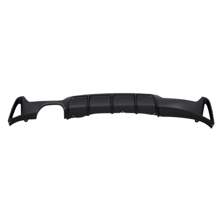 Rear Bumper Diffuser suitable for BMW F32 F33 F36 (2013-) Coupe Cabrio 4 Series M Performance Design Left Double Outlet