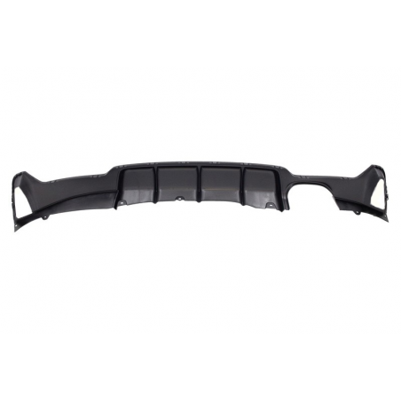 Rear Bumper Diffuser suitable for BMW F32 F33 F36 (2013-) Coupe Cabrio 4 Series M Performance Design Left Double Outlet