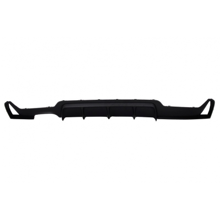 Rear Bumper Diffuser suitable for BMW F32 F33 F36 (2013-) Coupe Cabrio 4 Series M Performance Design Left Double Outlet