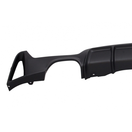 Rear Bumper Diffuser suitable for BMW F32 F33 F36 (2013-) Coupe Cabrio 4 Series M Performance Design Left Double Outlet