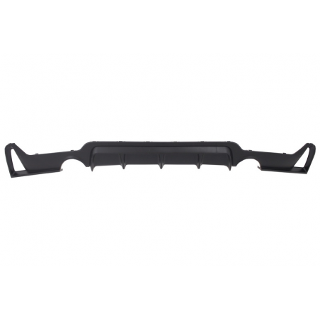 Rear Bumper Diffuser suitable for BMW F32 F33 F36 (2013-) Coupe Cabrio 4 Series M Performance Design Twin Single Outlet Rear Bumper Diffuser suitable for BMW F32 F33 F36 (2013-) Coupe Cabrio 4 Series M Performance Design Twin Single Outlet