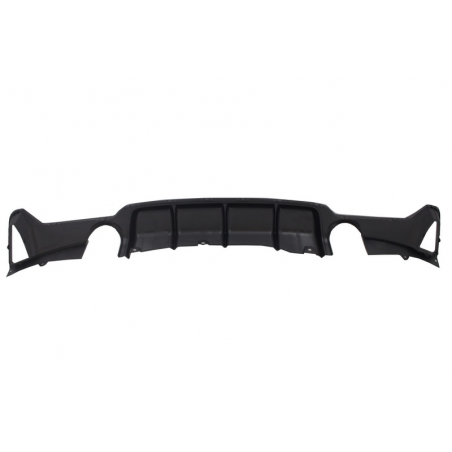 Rear Bumper Diffuser suitable for BMW F32 F33 F36 (2013-) Coupe Cabrio 4 Series M Performance Design Twin Single Outlet Rear Bumper Diffuser suitable for BMW F32 F33 F36 (2013-) Coupe Cabrio 4 Series M Performance Design Twin Single Outlet