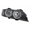 Angel Eyes Headlights suitable for BMW 5 Series E39 (1996-2003) Facelift Design Black Edition Angel Eyes Headlights suitable for BMW 5 Series E39 (1996-2003) Facelift Design Black Edition