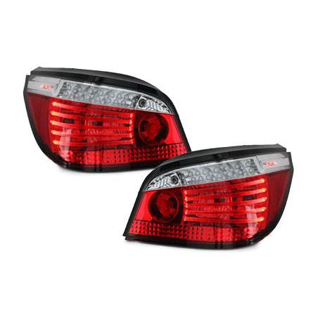 LED taillights suitable for BMW E60_04.03-03.07 _ red/black LED taillights suitable for BMW E60_04.03-03.07 _ red/black