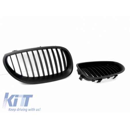 Front Grills suitable for BMW 5 Series E60 2003-2009 Matte Black Front Grills suitable for BMW 5 Series E60 2003-2009 Matte Black