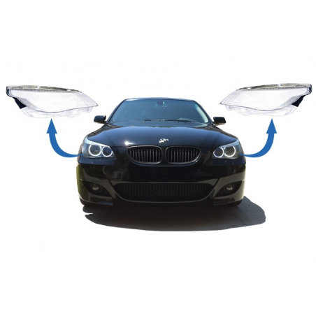 Headlights Lens Glasses suitable for BMW 5 Series E60/E61 Non-LCI (2003-03.2007) Limousine/Touring Headlights Lens Glasses suitable for BMW 5 Series E60/E61 Non-LCI (2003-03.2007) Limousine/Touring