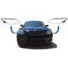 Headlights Lens Glasses suitable for BMW 5 Series E60/E61 Non-LCI (2003-03.2007) Limousine/Touring Headlights Lens Glasses suitable for BMW 5 Series E60/E61 Non-LCI (2003-03.2007) Limousine/Touring