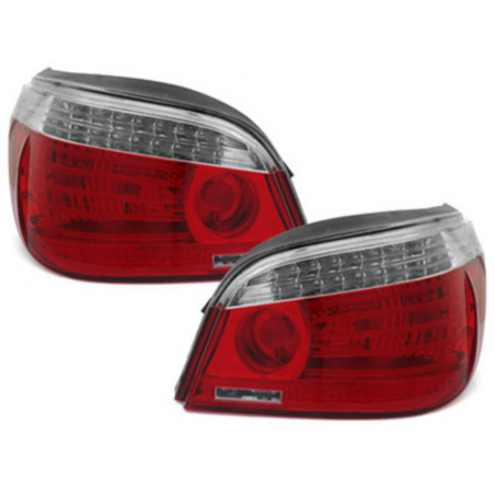 LED Taillights suitable for BMW 5 Series E60 04.2003-03.2007 Red/Clear LCI Facelift Design LED Taillights suitable for BMW 5 Series E60 04.2003-03.2007 Red/Clear LCI Facelift Design