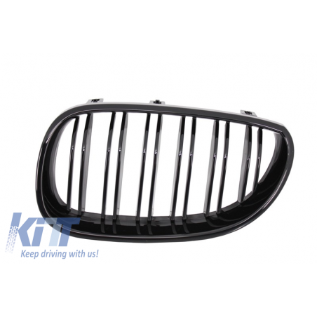 Central Grilles Kidney Grilles suitable for BMW 5 Series E60 (2003-2009) Double Stripe M Design Piano Black Central Grilles Kidney Grilles suitable for BMW 5 Series E60 (2003-2009) Double Stripe M Design Piano Black