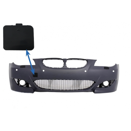 Tow Hook Cover Front Bumper suitable for BMW 5 Series E60 (2003-2010) M5 M-Tech M-Sport Design Tow Hook Cover Front Bumper suitable for BMW 5 Series E60 (2003-2010) M5 M-Tech M-Sport Design