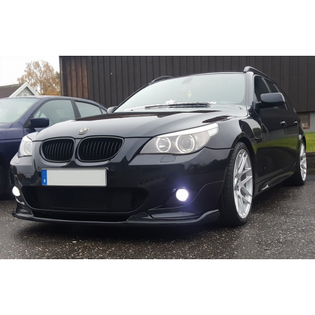 Front Bumper Spoiler Splitter Addon Valance Lip suitable for BMW 5 Series E60/E61 M-Technik (2004-2011) HM Style Front Bumper Spoiler Splitter Addon Valance Lip suitable for BMW 5 Series E60/E61 M-Technik (2004-2011) HM Style