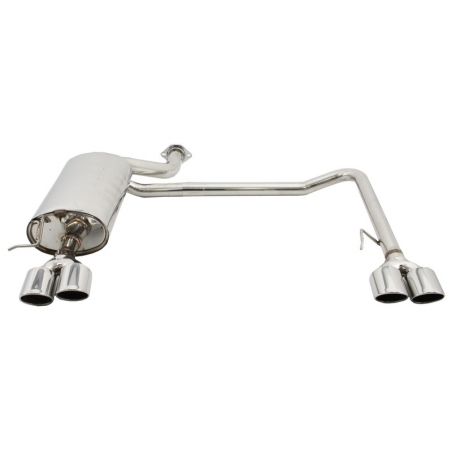 Complete Exhaust System Twin Double Quad suitable for BMW 5 Series E60/E61 (2003-2010) Complete Exhaust System Twin Double Quad suitable for BMW 5 Series E60/E61 (2003-2010)