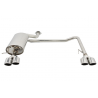 Complete Exhaust System Twin Double Quad suitable for BMW 5 Series E60/E61 (2003-2010) Complete Exhaust System Twin Double Quad suitable for BMW 5 Series E60/E61 (2003-2010)